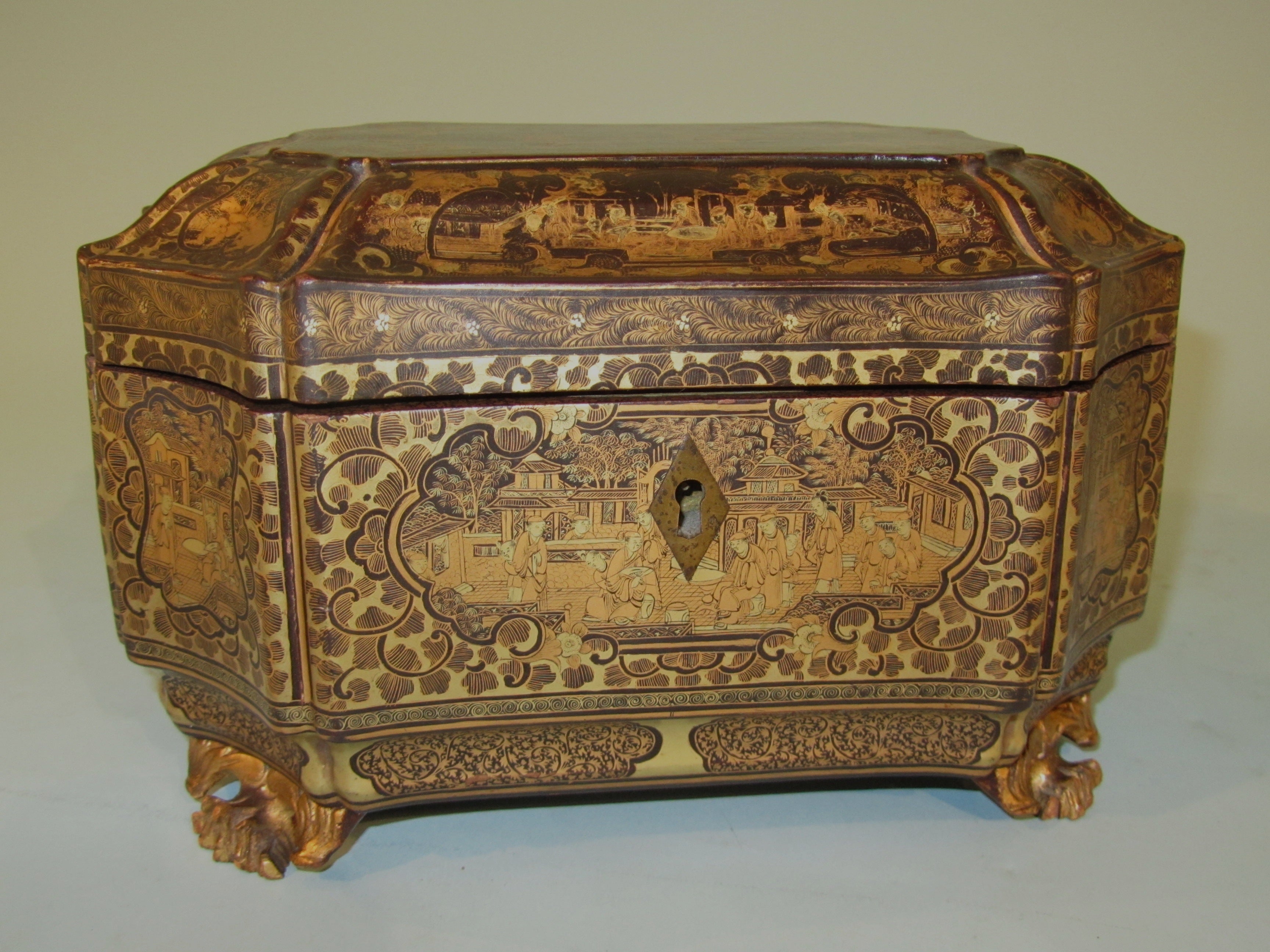 Fine Chinese Export Tea Caddy