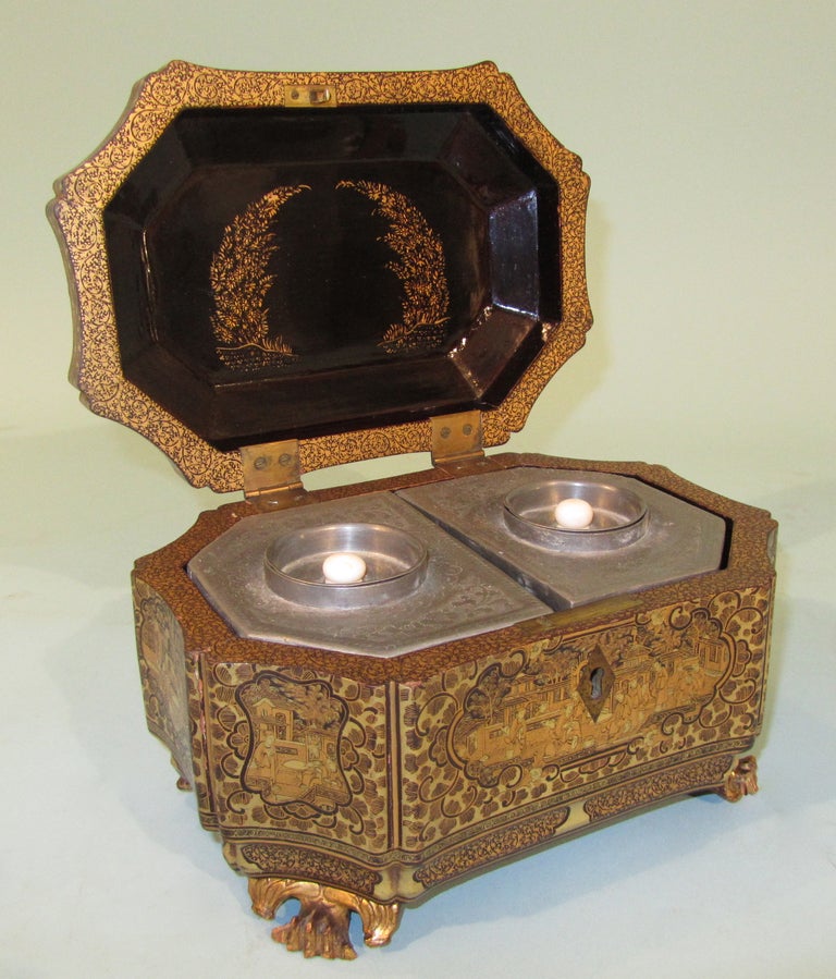 Fine Chinese Export Tea Caddy 2