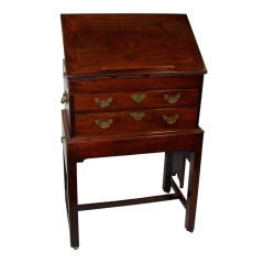 Antique George III adjustable desk