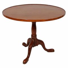 Signed Louis XV mahogany gueridon in the English taste Signed Louis XV mahogany gueridon in the English taste