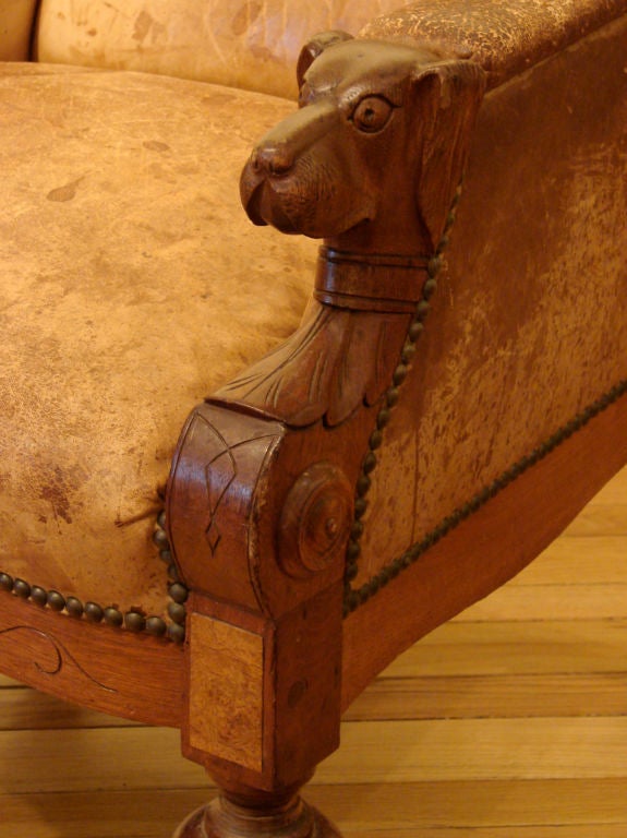 dog arm chair