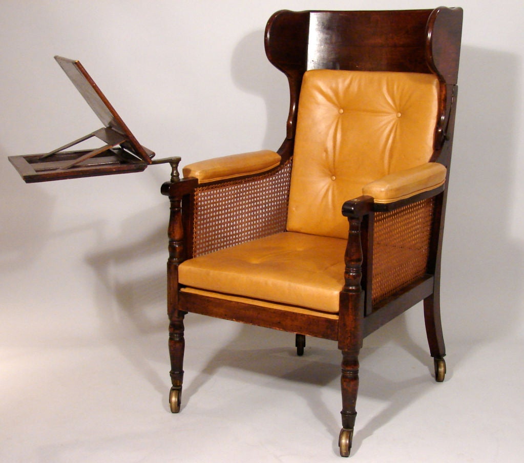Unusual Regency  Bergere With Bookrest