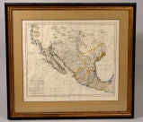 1768 Map of Texas by Josef Antonio de Alzate y Ramirez