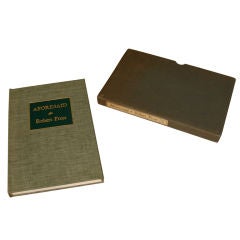 Signed First Edition of Aforesaid by Robert Frost with Slipcase 3