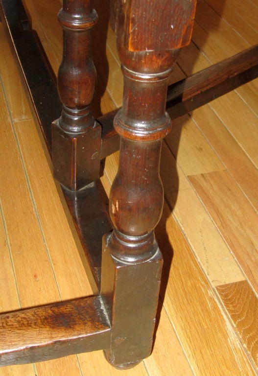 Oak Large Charles II  oak gateleg table