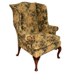 Georgian Style Mahogany Wing Chair