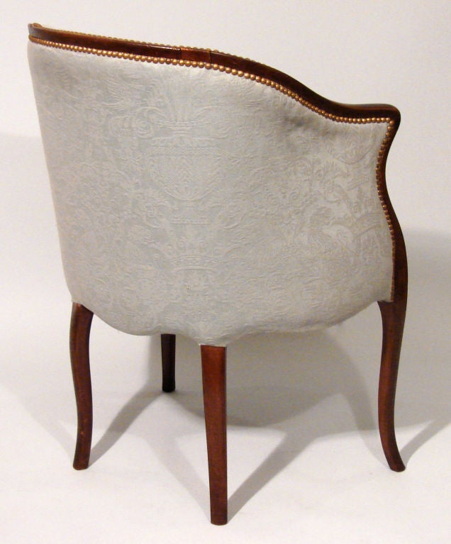 English Pair of Hepplewhite Style Armchairs