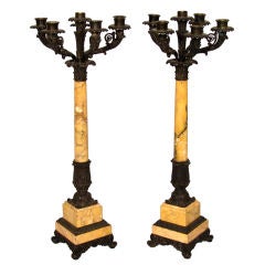 Pair of Continental Neoclassical Style Candelabra
