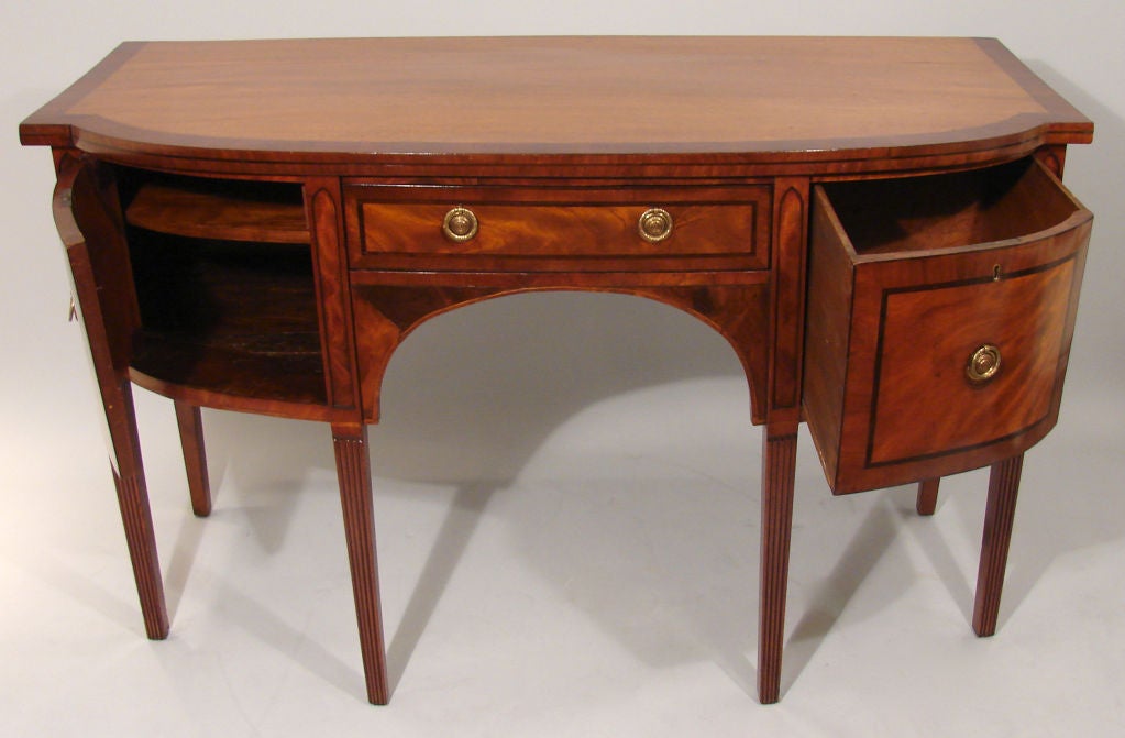 18th Century and Earlier George III Hepplewhite Mahogany Sideboard