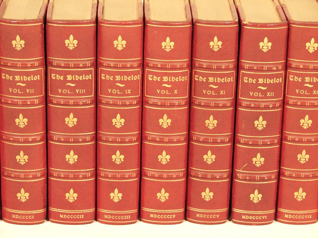 21 Volumes "The Bibelot" Portland ME. 1914