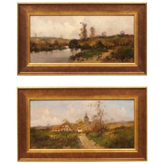 Pair of French Oil on Boards by Eugene Galien-Laloue 2