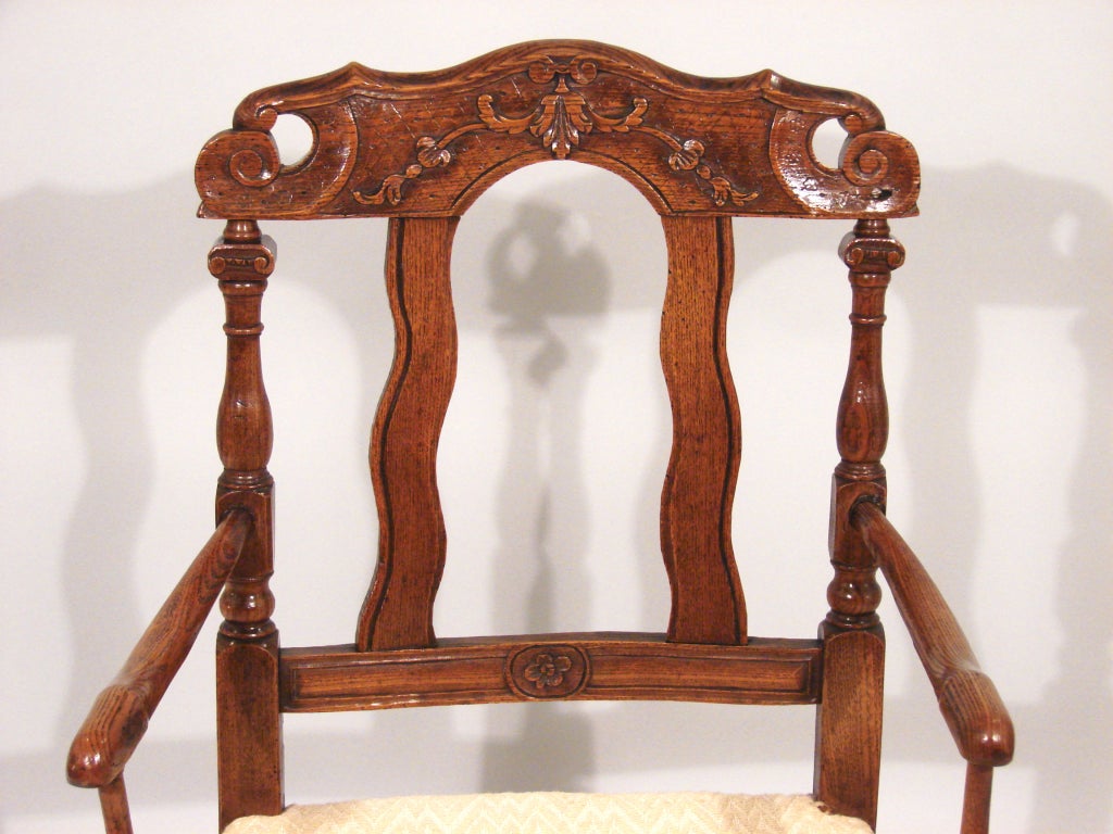 English Oak Armchair