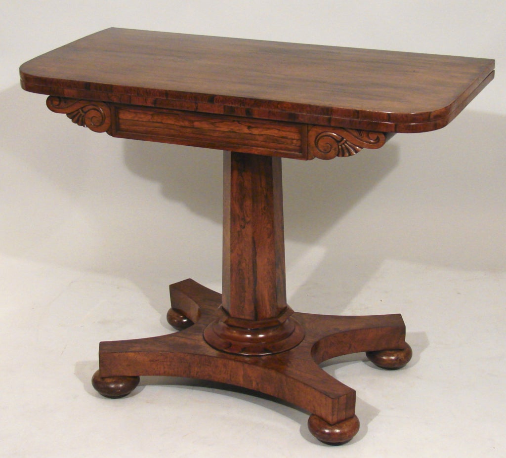 Regency Rosewood Games Table