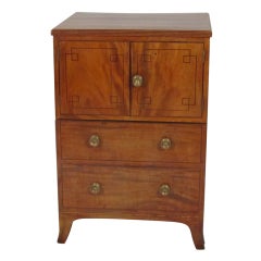 Regency Mahogany Bedside Commode
