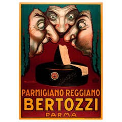 Vintage Italian Cheese Poster Advertisement 7