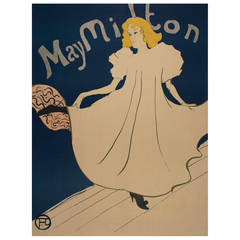 Original Poster by Toulouse-Lautrec of May Milton