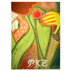 Original PKZ Men's Clothier Poster