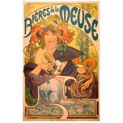 Original Mucha Art Nouveau Poster