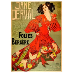 Original Poster for the Folies-Bergere by de Feure