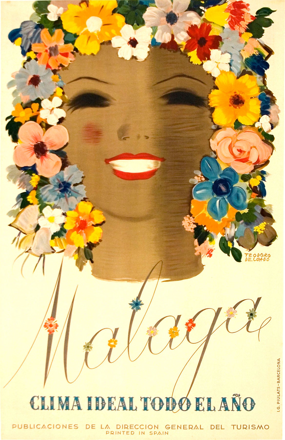 Original Spanish Travel Poster