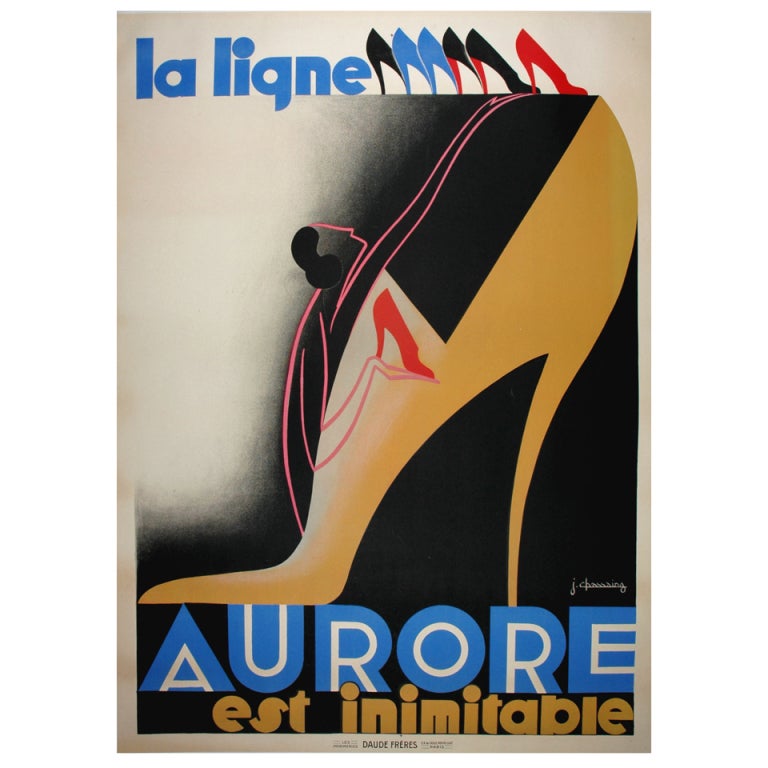Original Art Deco Poster at 1stdibs