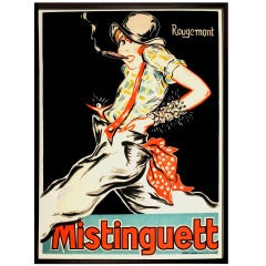 Vintage Poster of Famous French Entertainer