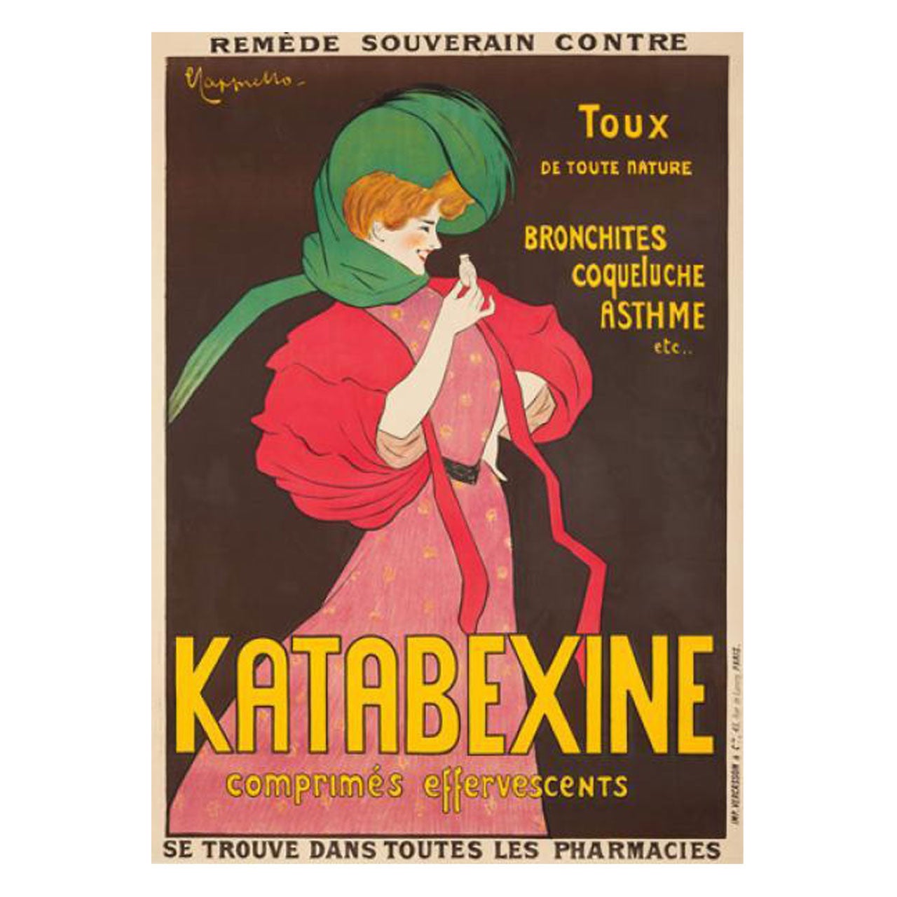 Original French Advertising Poster by Cappiello