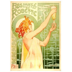 Original Art Nouveau Absinthe Poster by Privat Livemont
