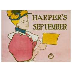 Original Poster of Harper's September Cover by Penfield