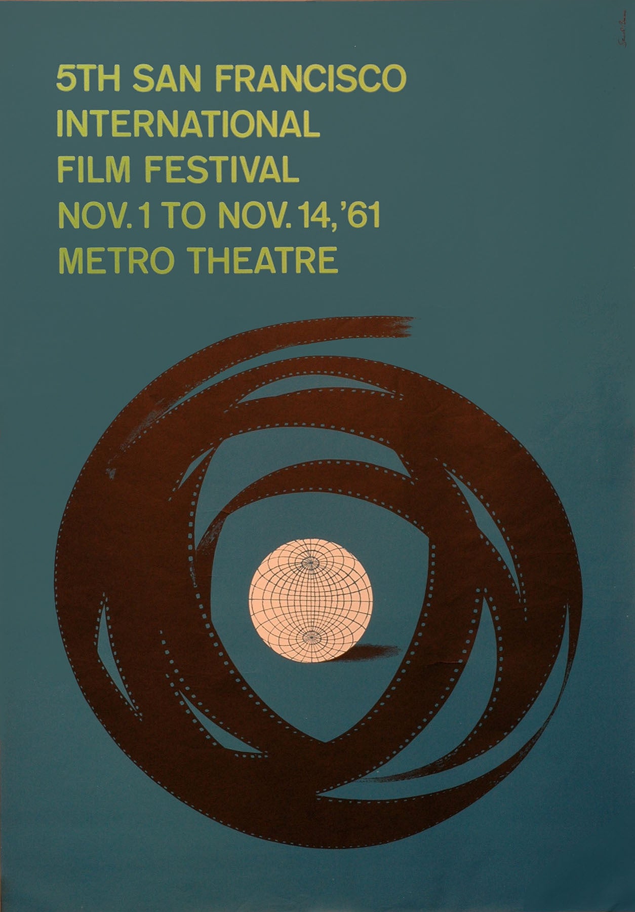 Original Saul Bass Film Festival Poster