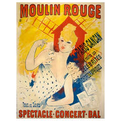 Original Cheret Moulin Rouge Poster 12