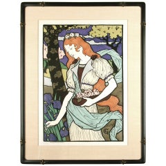 Antique Original Grasset Lithograph Poster