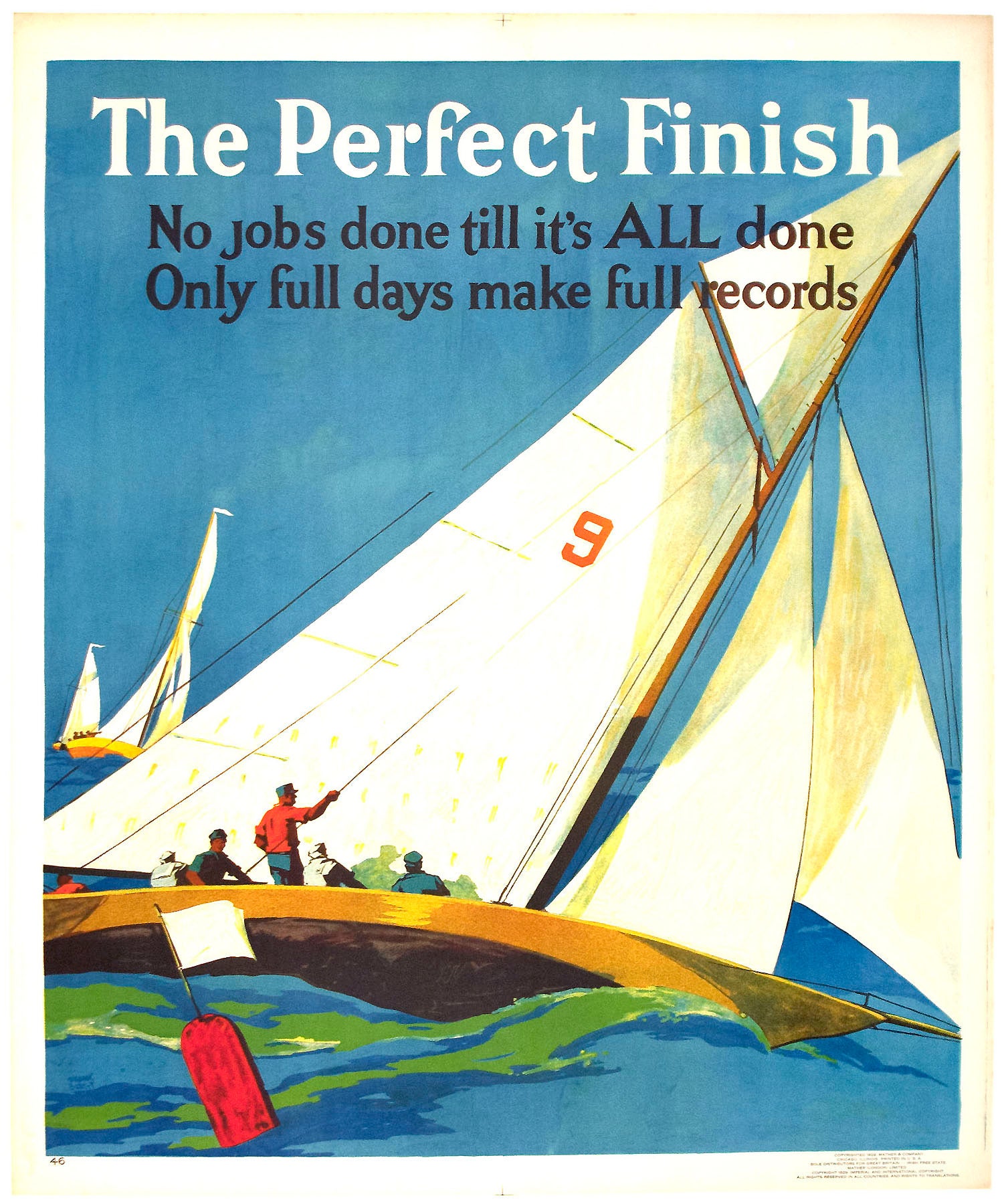 Original Work Incentive Poster - The Perfect Finish
