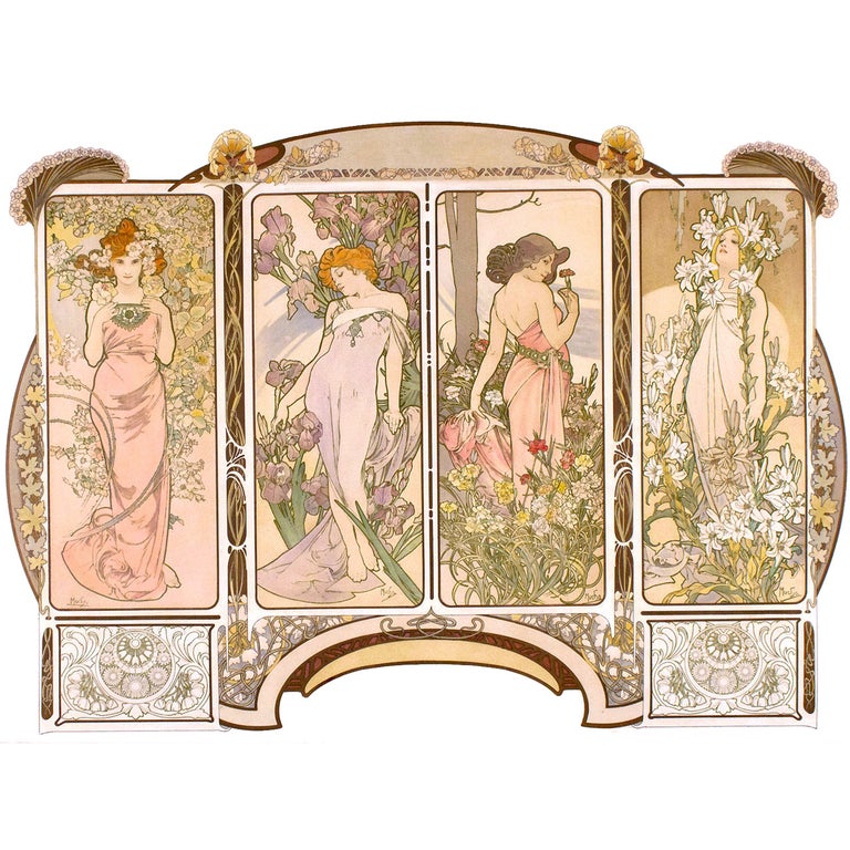 <i></noscript>The Flowers</i> poster, 1900