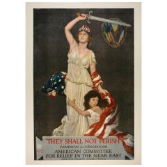 Original American WW1 Patriotic Poster