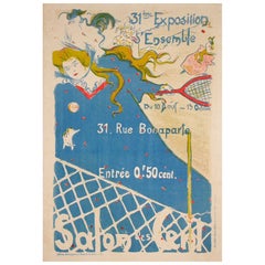 Used Salon Des Cent Exhibition Poster