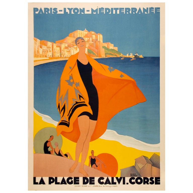 TW80 Vintage 1920 Monaco Monte-Carlo Travel Poster Roger Broders A1/A2/A3 