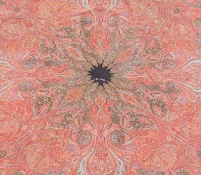 the popular 19th century shawl ornamented with what came to be called a paisley pattern