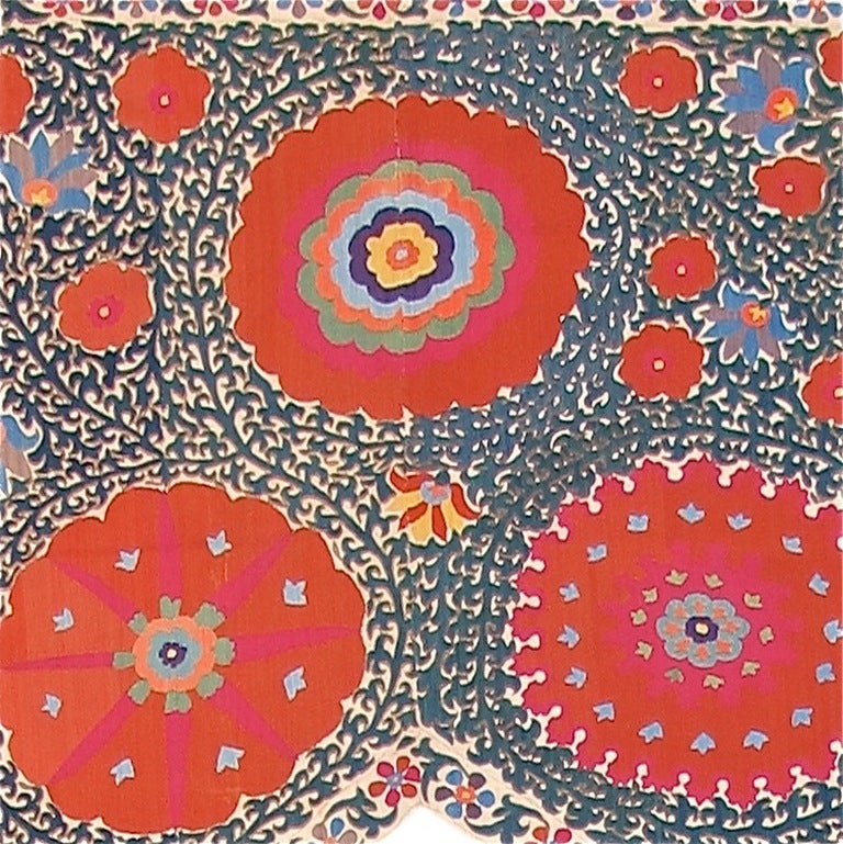 19th Century Uzbek Embroidery Door Surround