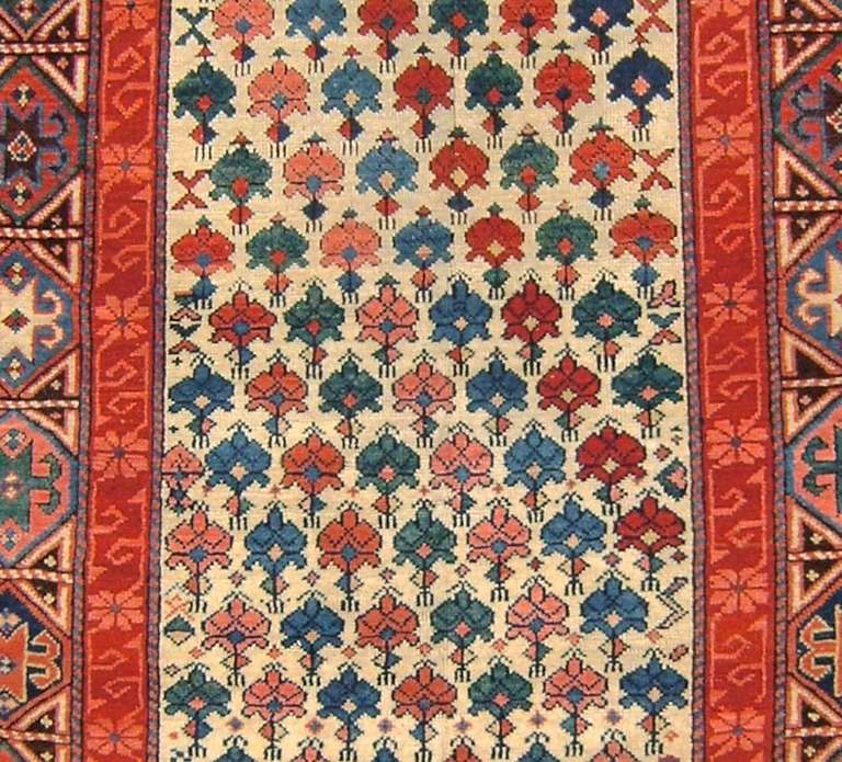 Wool Caucasian Kuba Rug