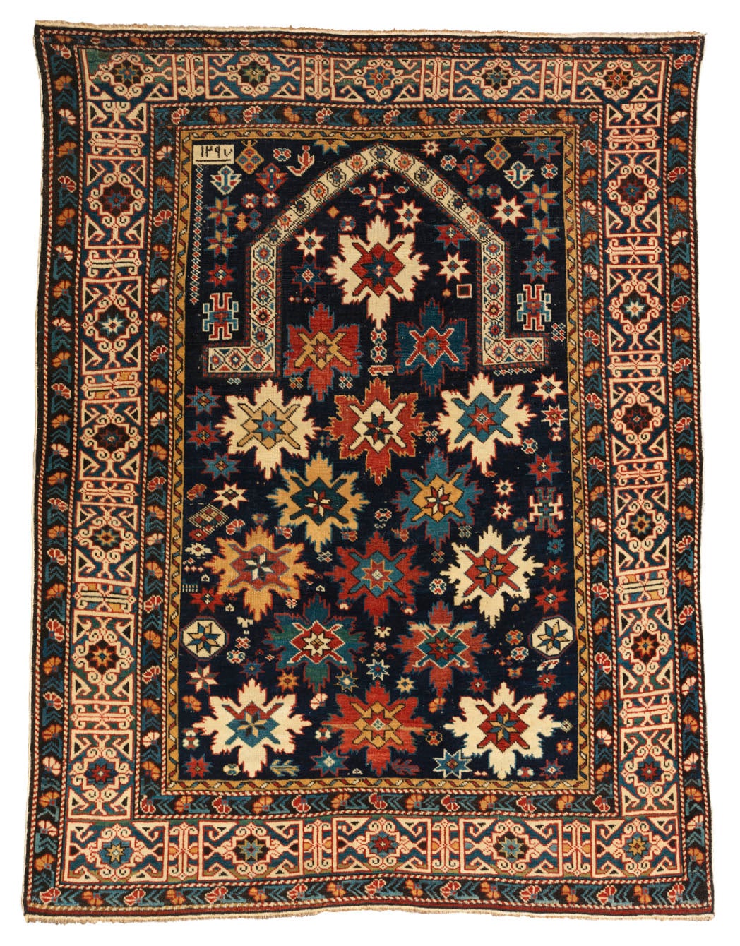 Caucasian Kuba Prayer Rug