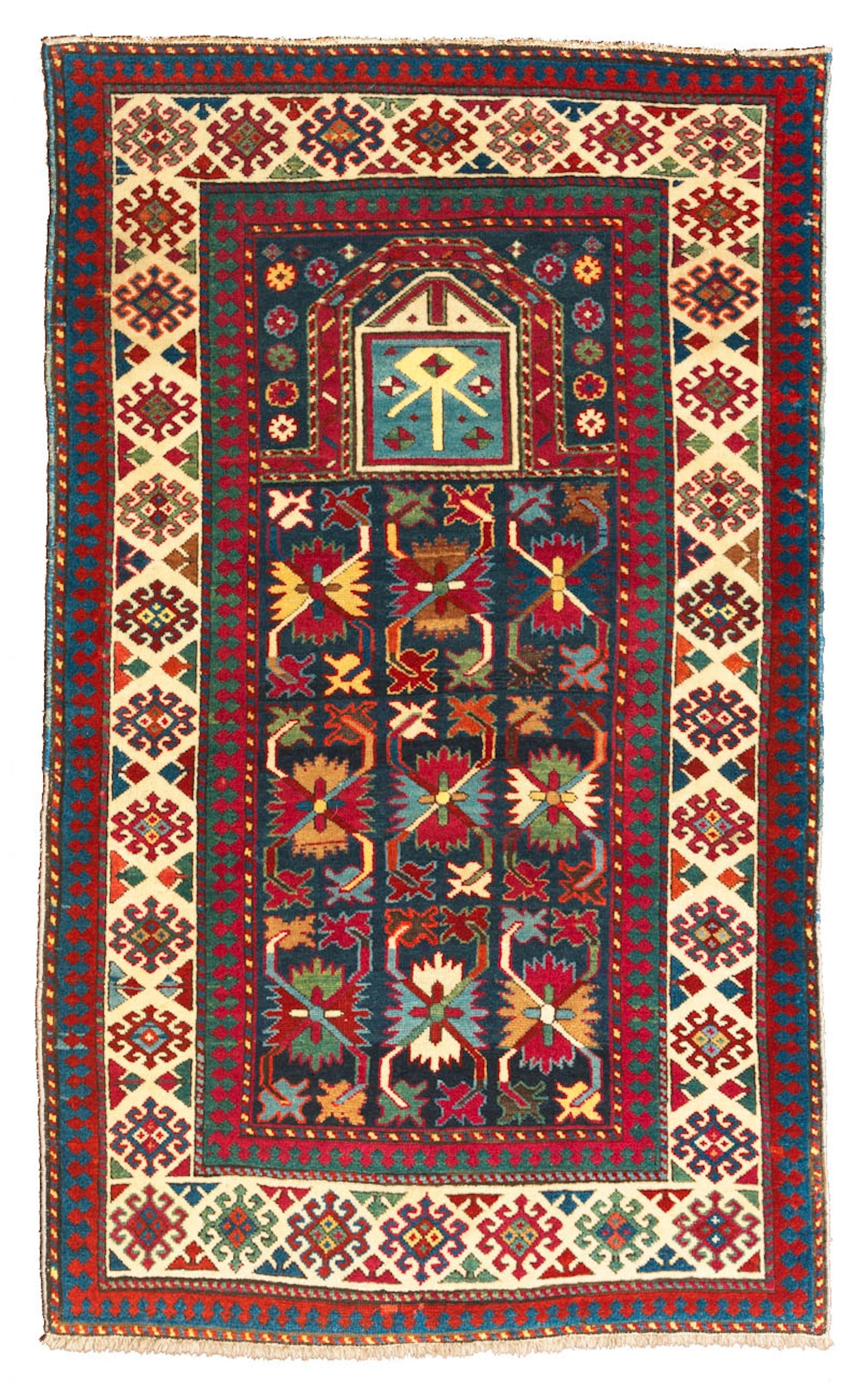 Caucasian Talish Prayer Rug