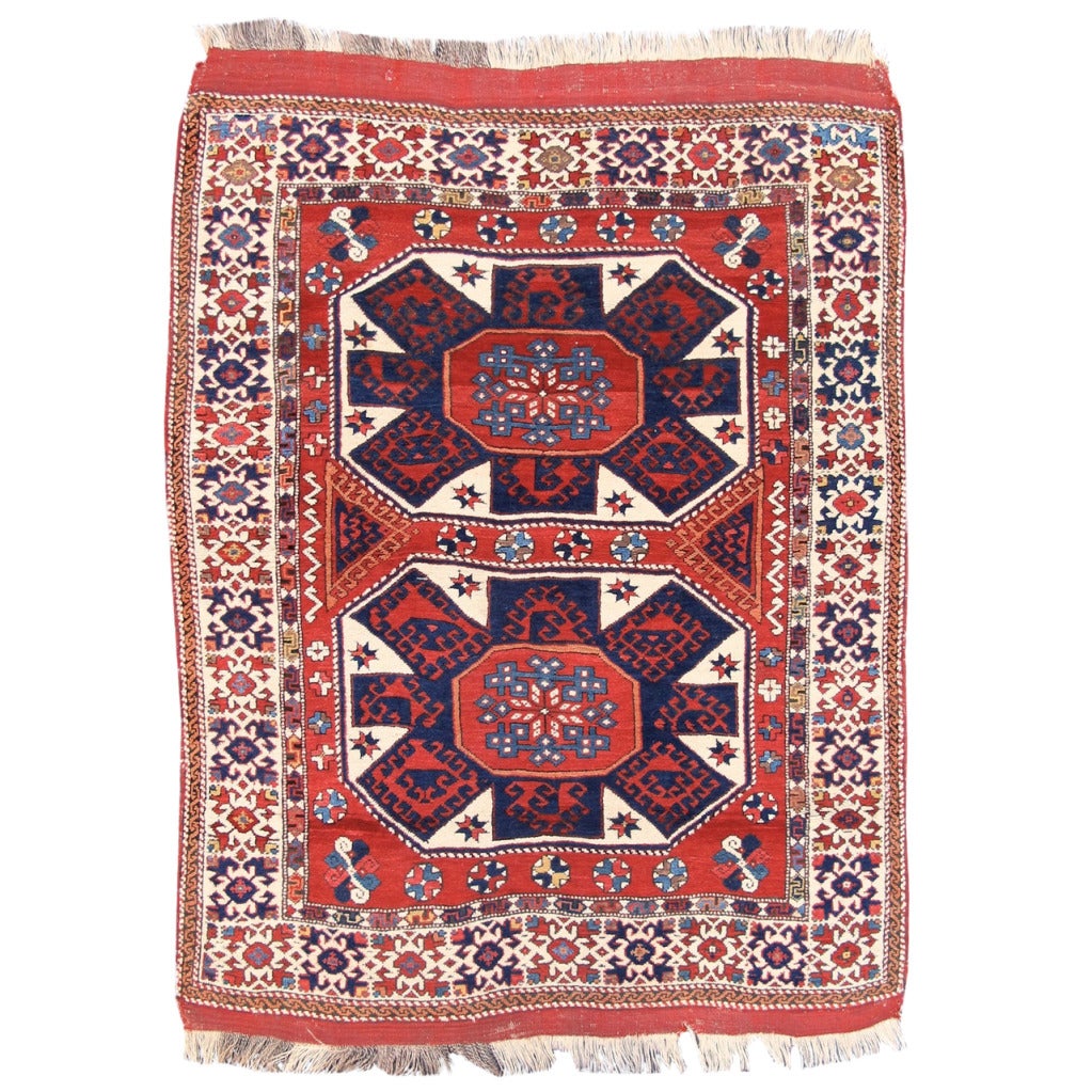 Turkish Bergama Rug at 1stDibs