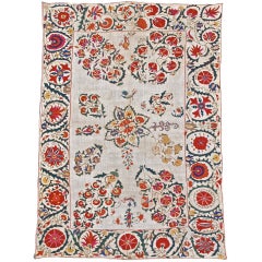 19th Century Nurata Suzani Textile 4