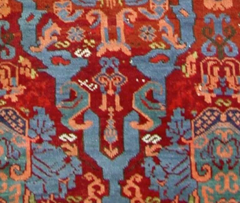 19th Century Caucasian Seichour Kuba rug For Sale