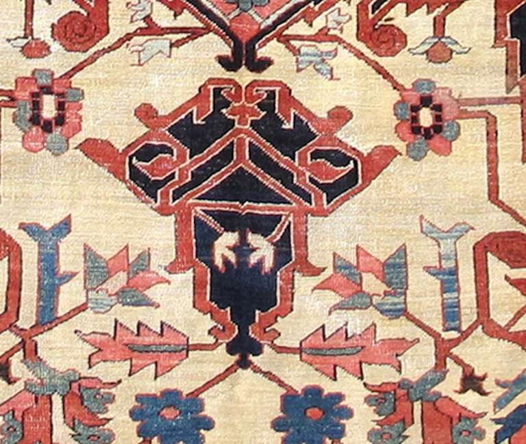 19th Century Serapi Carpet