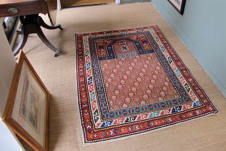 Antique Derbend Prayer Rug