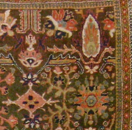 Persian Antique Mahal carpet