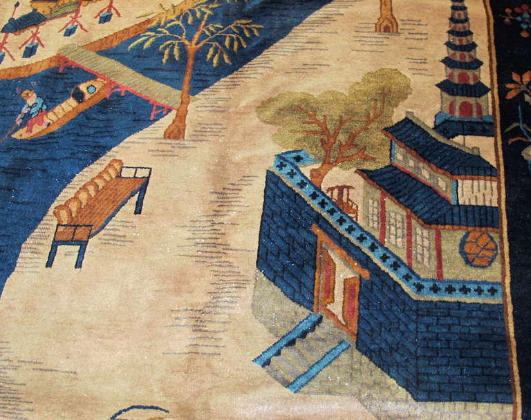 Vintage Nichols Rug at 1stdibs