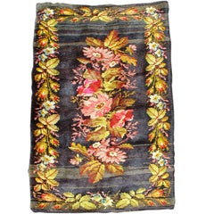 Rustic Floral Ukrainian Rug
